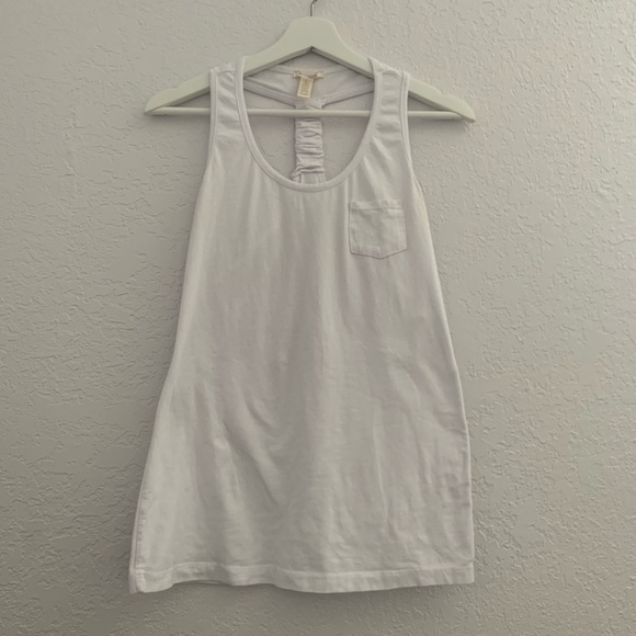 Ambiance Tops - Ambience Apparel White Racerback Tank Top